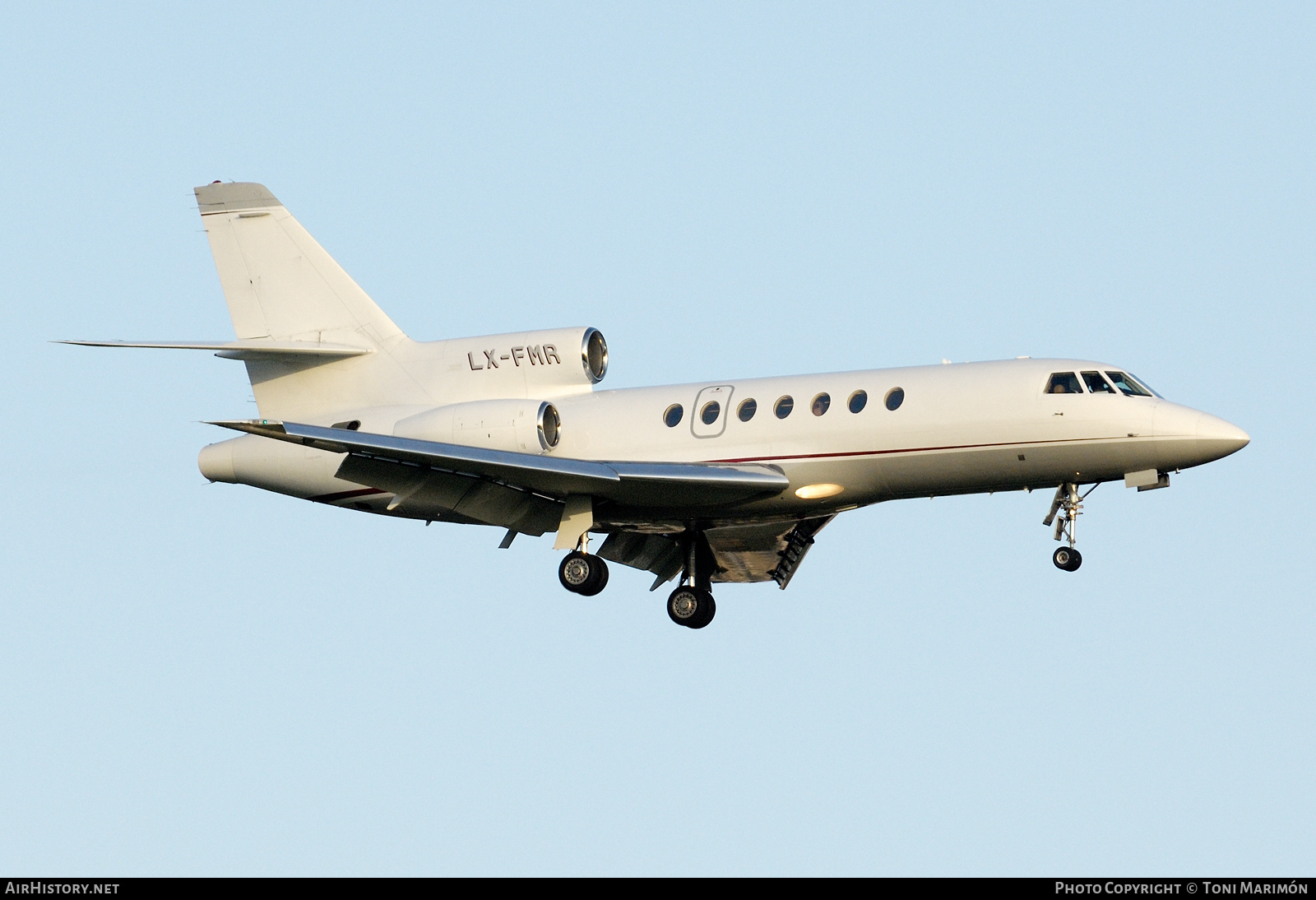 Aircraft Photo of LX-FMR | Dassault Falcon 50 | AirHistory.net #311053