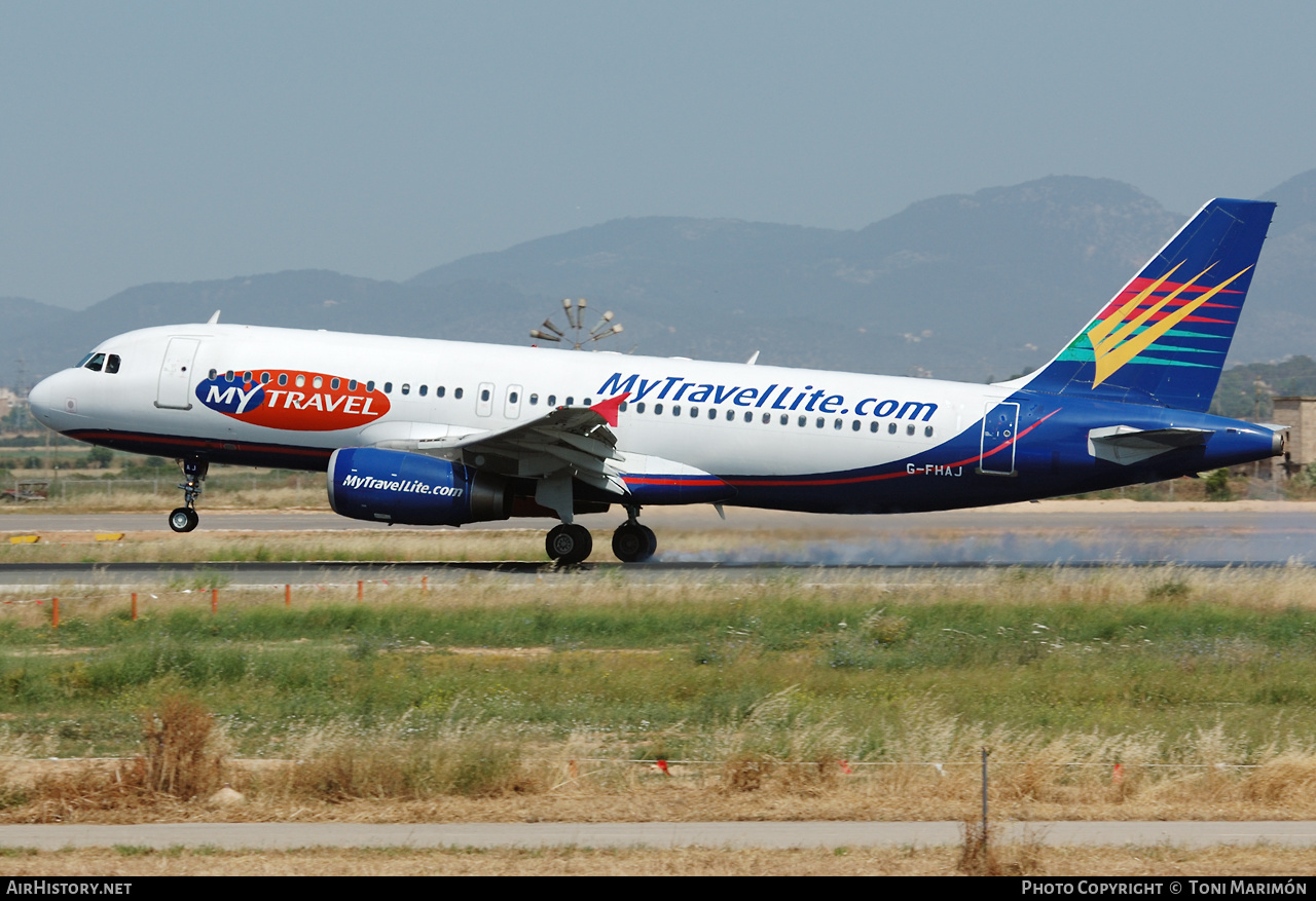 Aircraft Photo of G-FHAJ | Airbus A320-231 | MyTravel Lite | AirHistory.net #311060
