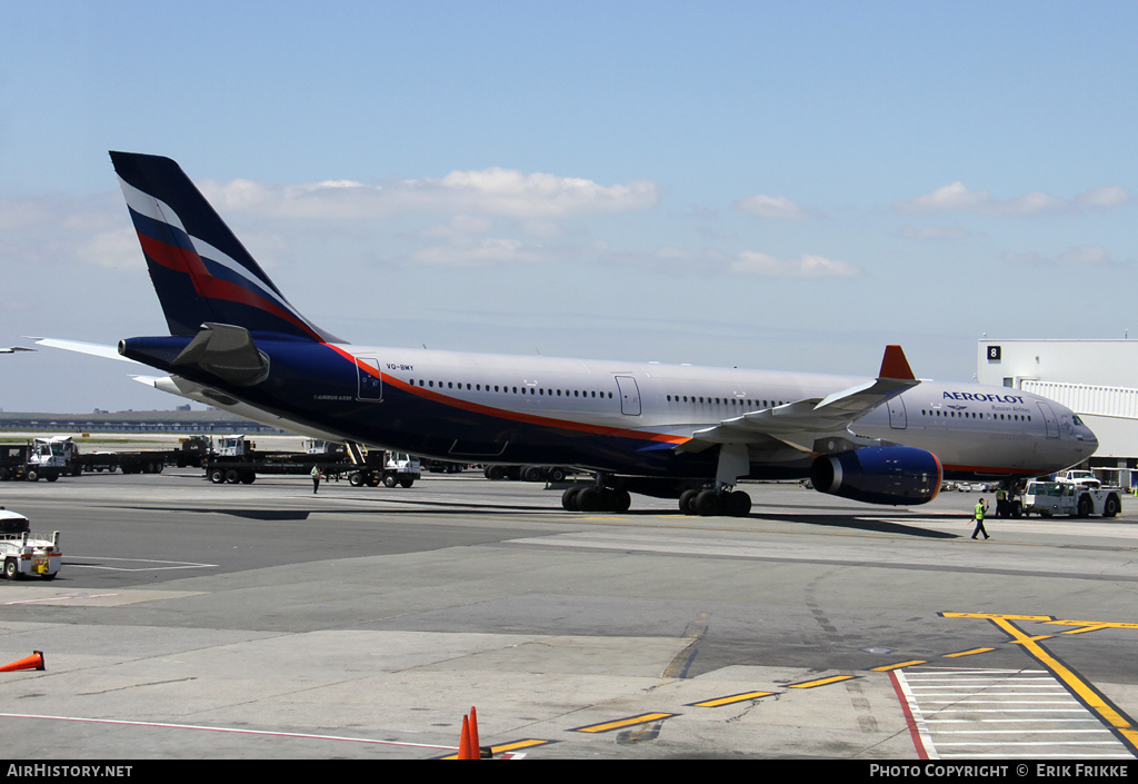 Aircraft Photo of VQ-BMY | Airbus A330-343E | Aeroflot - Russian Airlines | AirHistory.net #311068