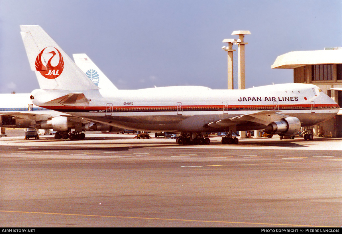 Aircraft Photo of JA8112 | Boeing 747-146 | Japan Air Lines - JAL | AirHistory.net #311078
