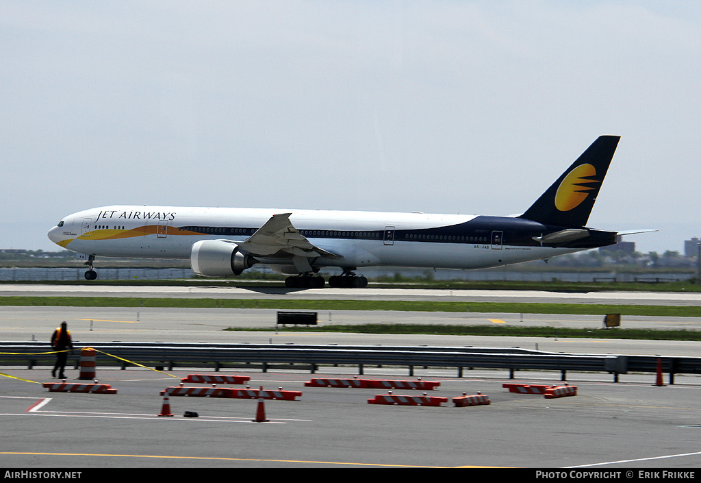 Aircraft Photo of A6-JAB | Boeing 777-35R/ER | Jet Airways | AirHistory.net #311082