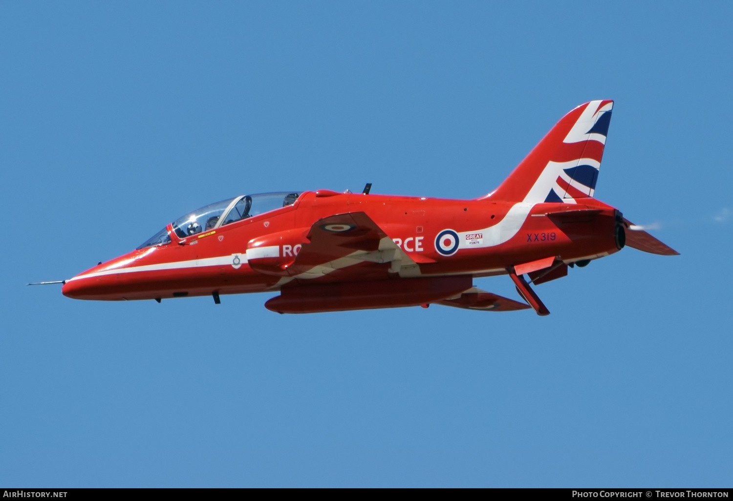 Aircraft Photo of XX319 | British Aerospace Hawk T.1A | UK - Air Force | AirHistory.net #311095
