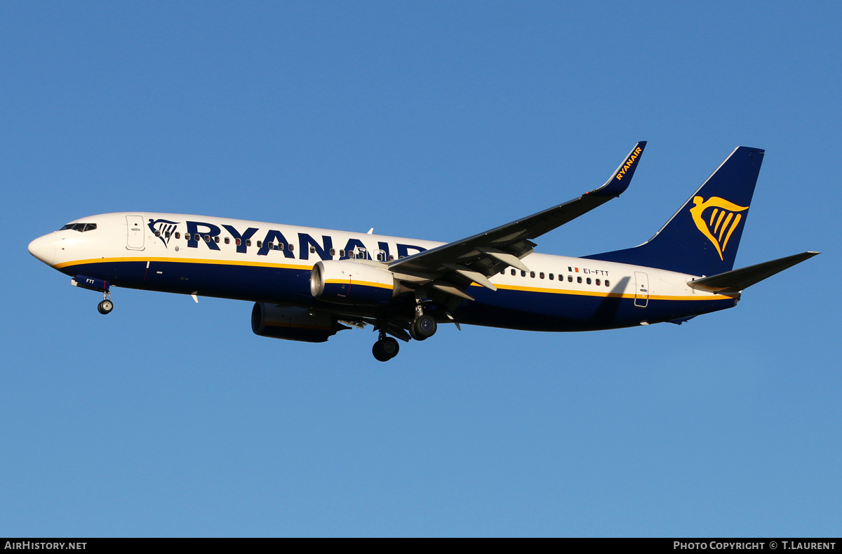 Aircraft Photo of EI-FTT | Boeing 737-800 | Ryanair | AirHistory.net #311131