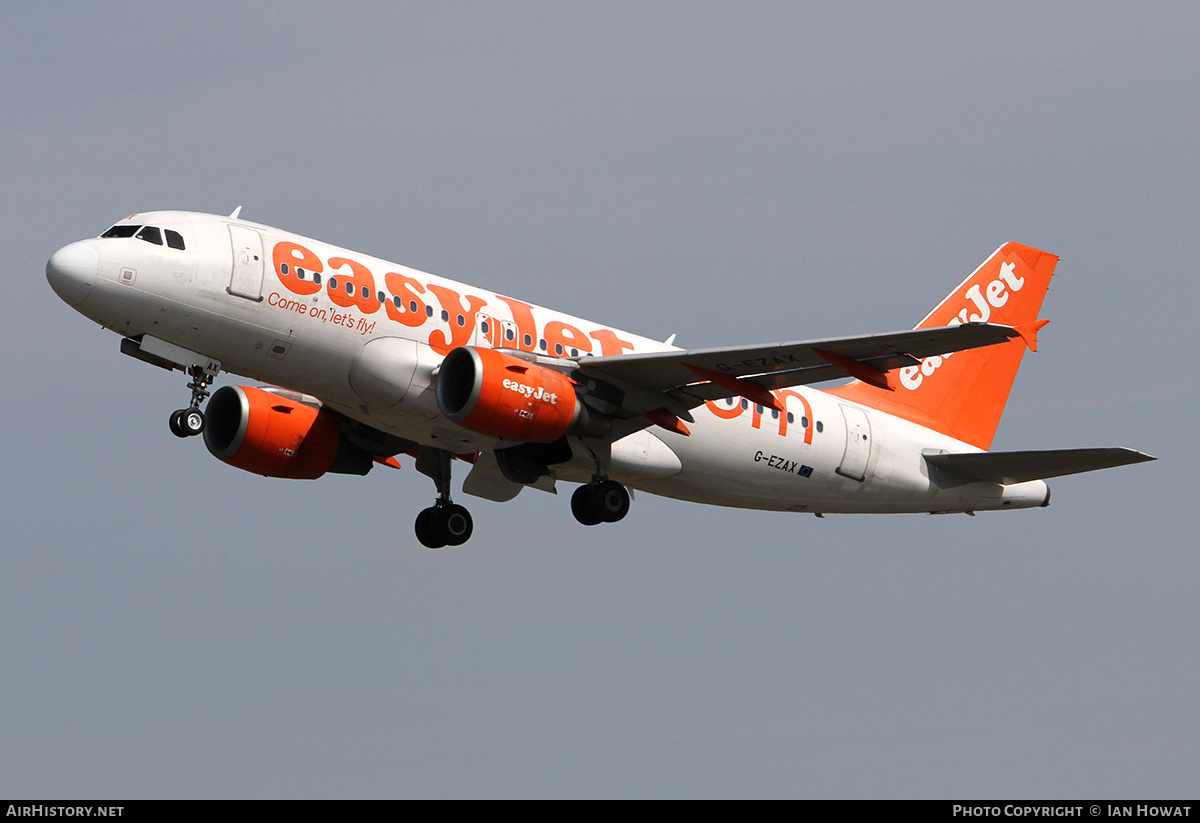 Aircraft Photo of G-EZAX | Airbus A319-111 | EasyJet | AirHistory.net #311139