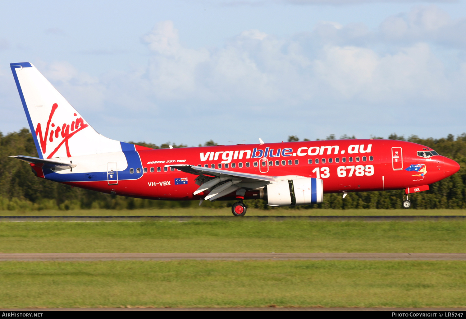 Aircraft Photo of VH-VBX | Boeing 737-705 | Virgin Blue Airlines | AirHistory.net #311154
