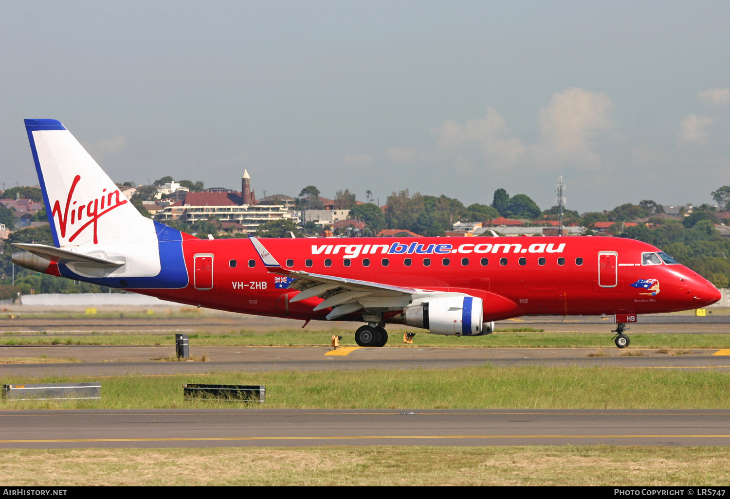 Aircraft Photo of VH-ZHB | Embraer 170LR (ERJ-170-100LR) | Virgin Blue Airlines | AirHistory.net #311157