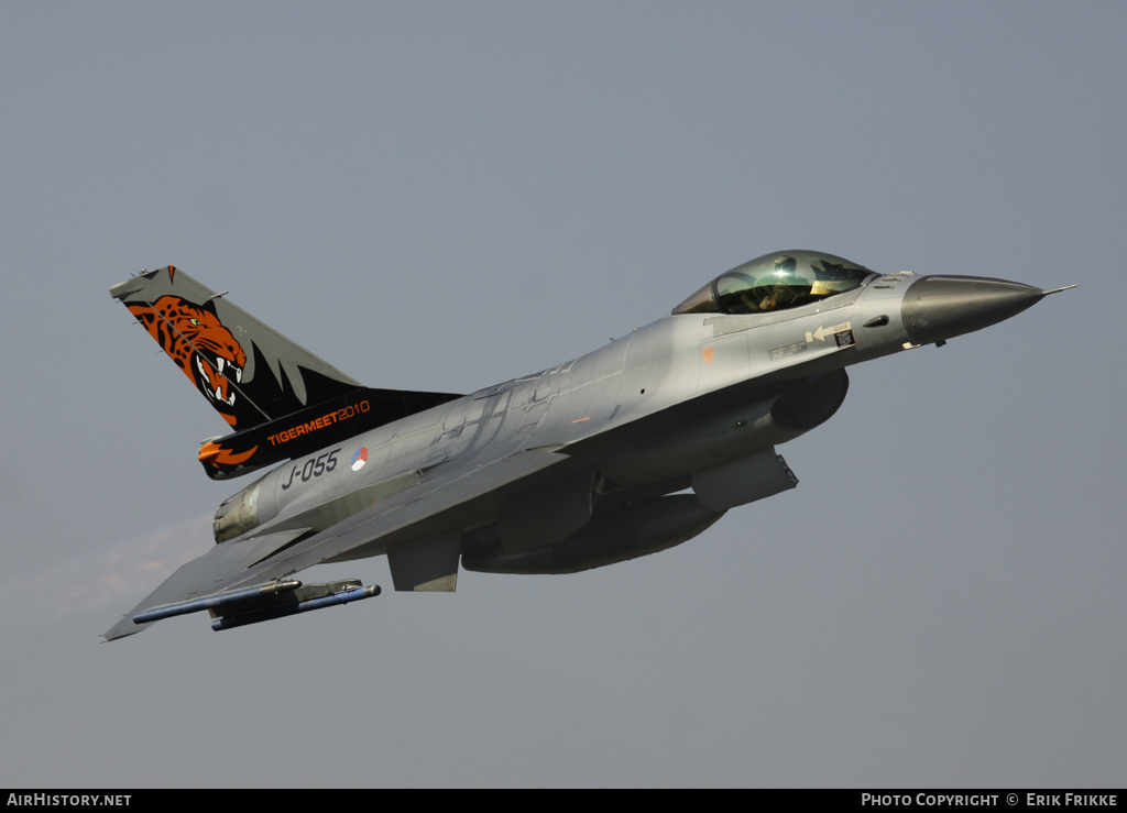 Aircraft Photo of J-055 | General Dynamics F-16AM Fighting Falcon | Netherlands - Air Force | AirHistory.net #311168