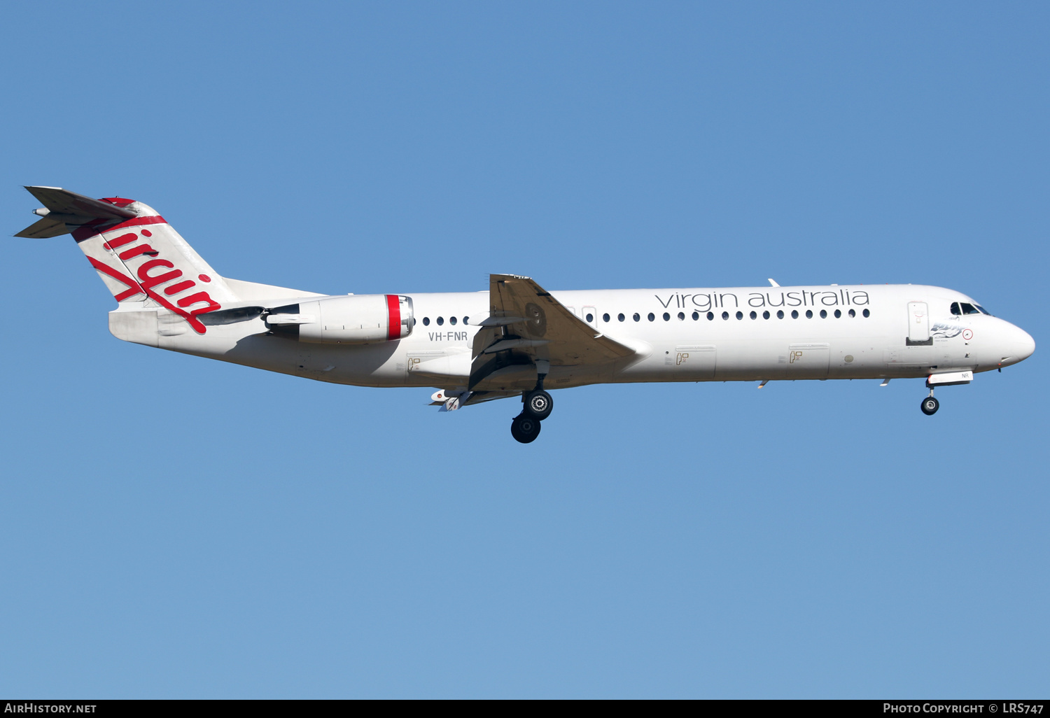 Aircraft Photo of VH-FNR | Fokker 100 (F28-0100) | Virgin Australia Regional Airlines | AirHistory.net #311170