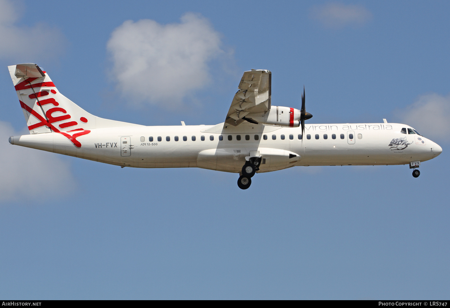 Aircraft Photo of VH-FVX | ATR ATR-72-500 (ATR-72-212A) | Virgin Australia Regional Airlines | AirHistory.net #311174