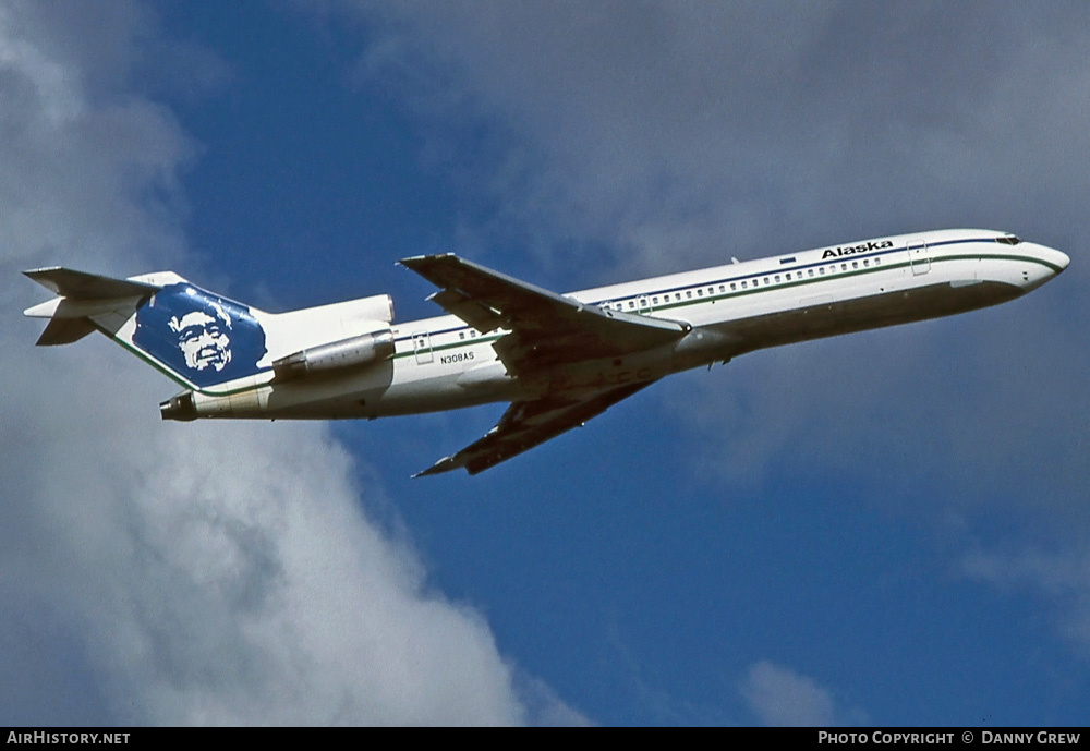 Aircraft Photo of N308AS | Boeing 727-227/Adv | Alaska Airlines | AirHistory.net #311178