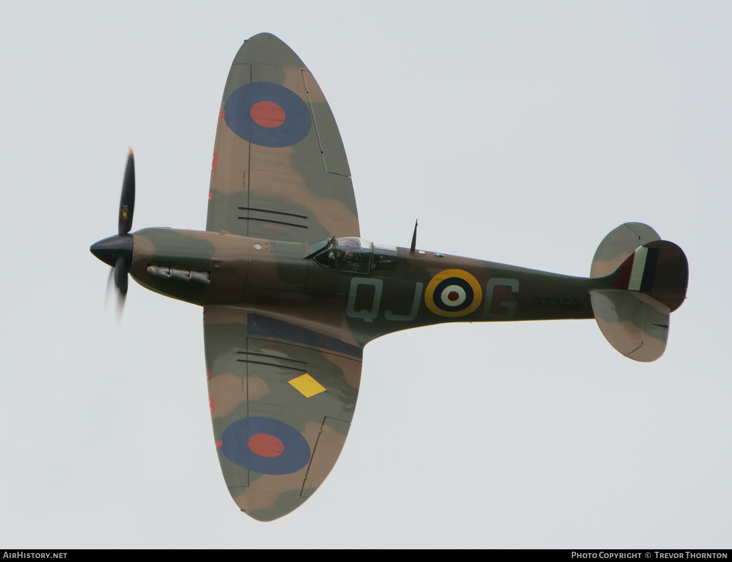 Aircraft Photo of P7350 | Supermarine 329 Spitfire Mk2A | UK - Air Force | AirHistory.net #311182
