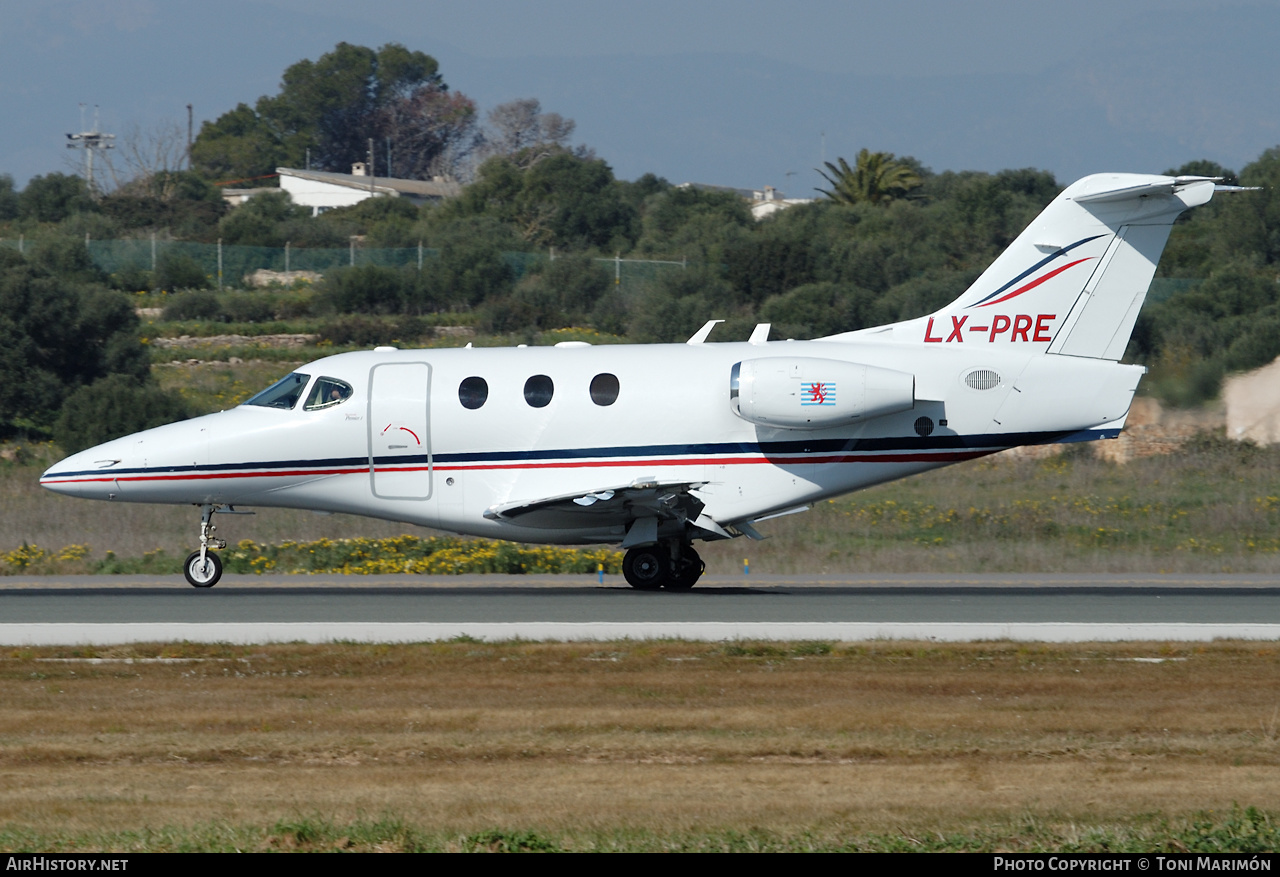 Aircraft Photo of LX-PRE | Raytheon 390 Premier I | AirHistory.net #311185