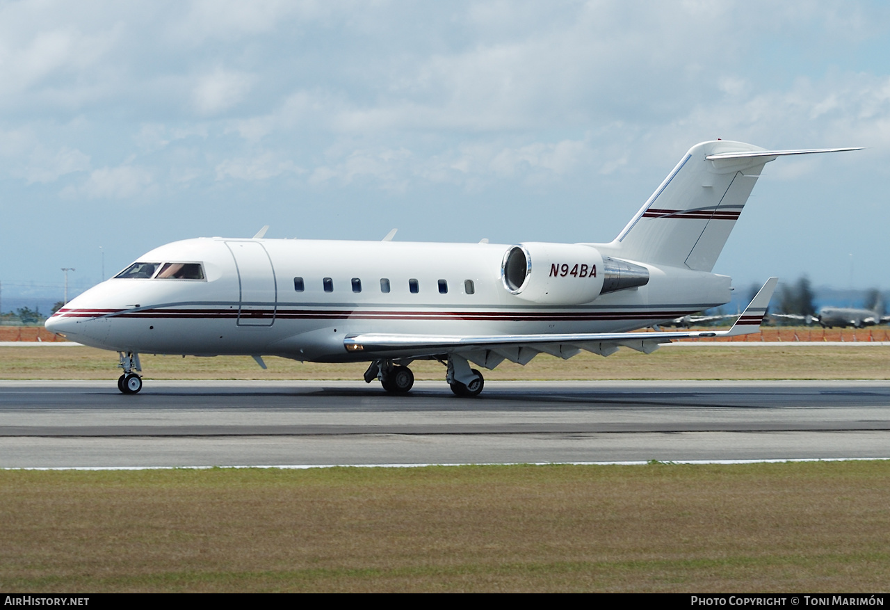 Aircraft Photo of N94BA | Canadair Challenger 601-3R (CL-600-2B16) | AirHistory.net #311194