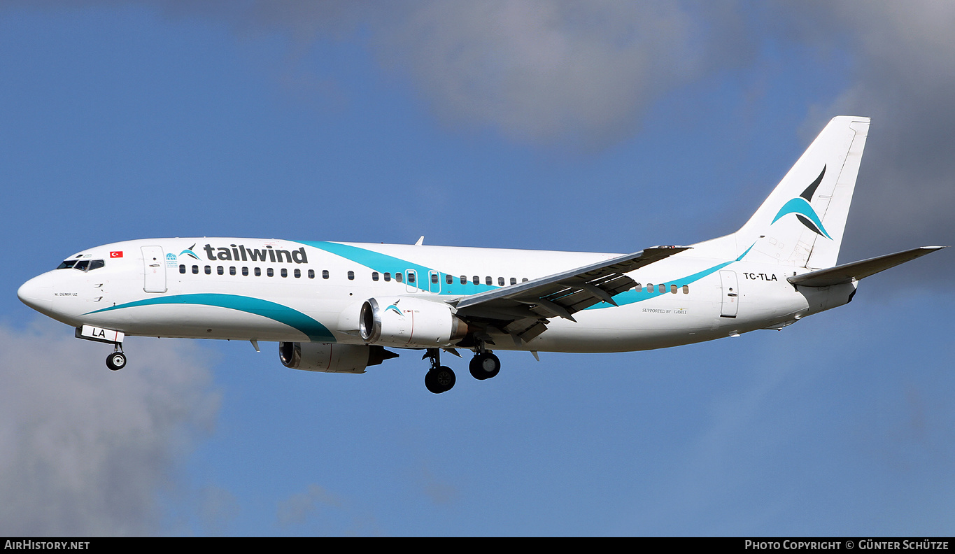 Aircraft Photo of TC-TLA | Boeing 737-4Q8 | Tailwind Airlines | AirHistory.net #311240