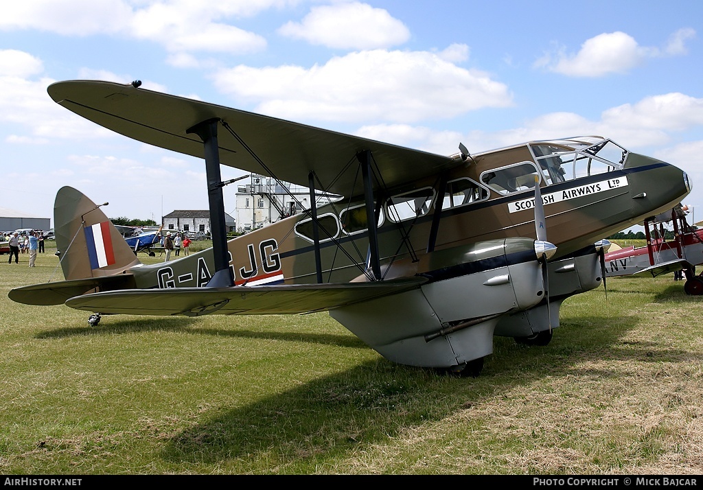 Aircraft Photo of G-AGJG | De Havilland D.H. 89A Dragon Rapide | Scottish Airways | AirHistory.net #311251