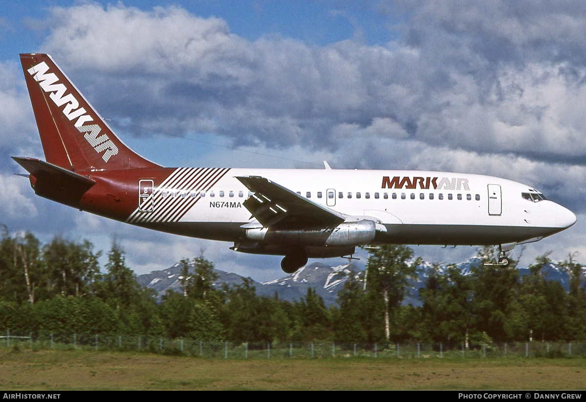 Aircraft Photo of N674MA | Boeing 737-2X6C/Adv | MarkAir | AirHistory.net #311256
