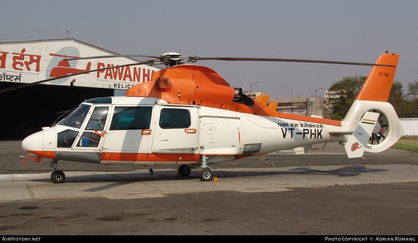 Aircraft Photo of VT-PHK | Eurocopter AS-365N-3 Dauphin 2 | Pawan Hans Helicopters | AirHistory.net #311259