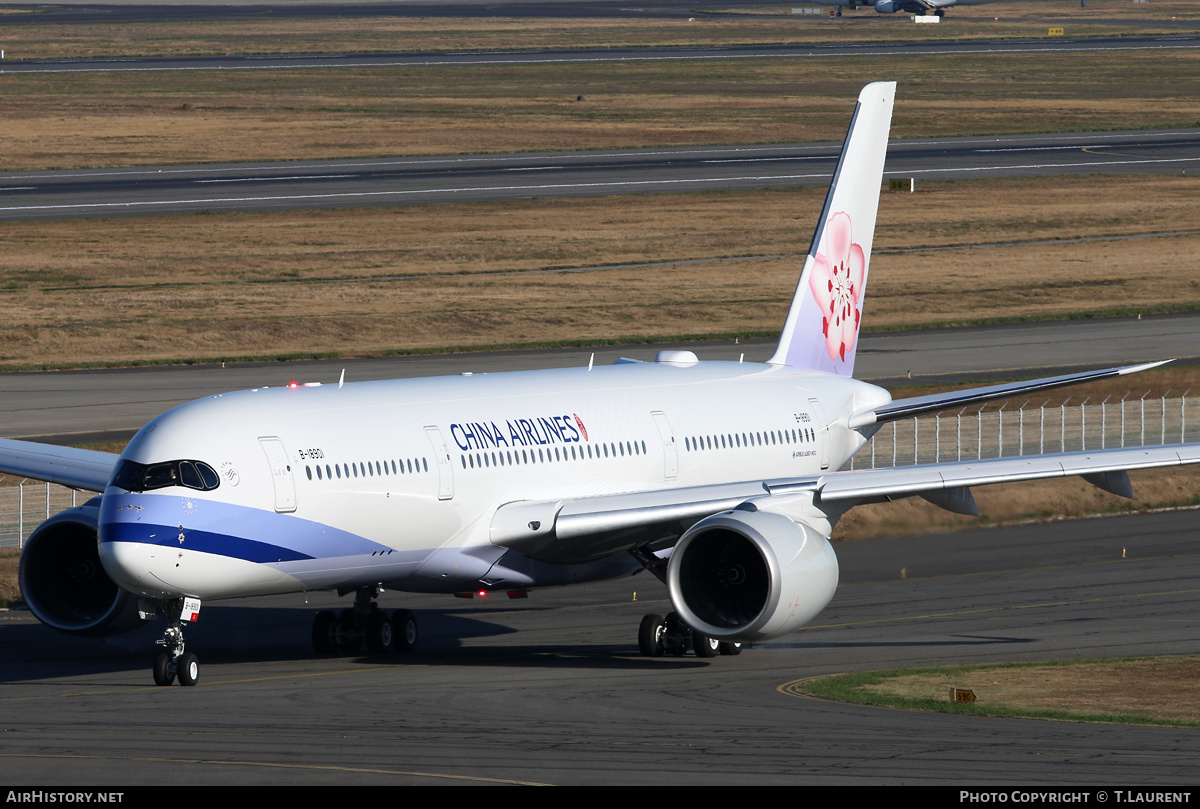 Aircraft Photo of B-18901 | Airbus A350-941 | China Airlines | AirHistory.net #311288
