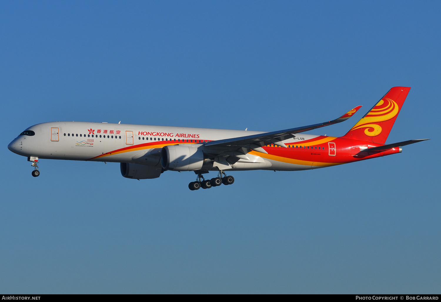 Aircraft Photo of B-LGB | Airbus A350-941 | Hong Kong Airlines | AirHistory.net #311291