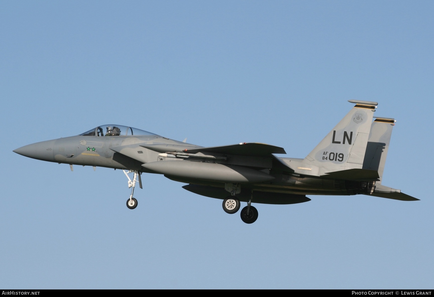 Aircraft Photo of 84-0019 / AF84-019 | McDonnell Douglas F-15C Eagle | USA - Air Force | AirHistory.net #311310