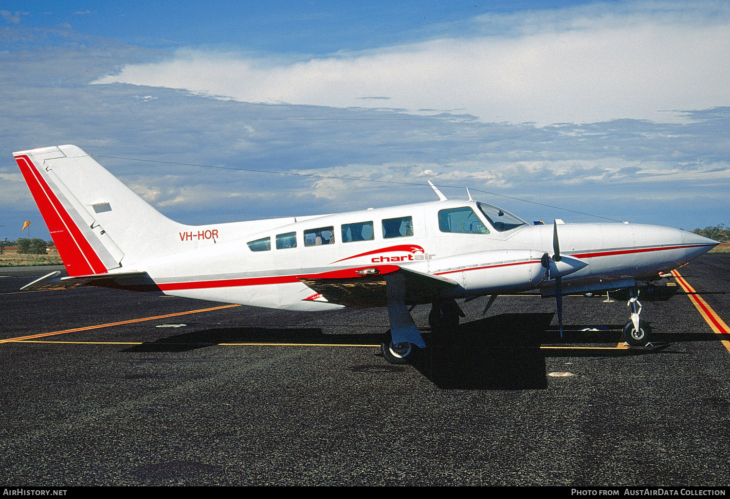 Aircraft Photo of VH-HOR | Cessna 402C Utililiner | Chartair | AirHistory.net #311337