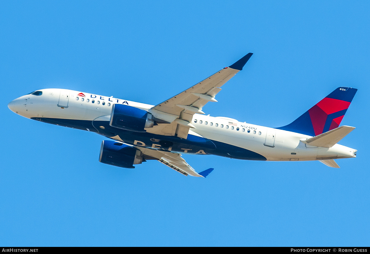 Aircraft Photo of N124DU | Airbus A220-171 (BD-500-1A10) | Delta Air Lines | AirHistory.net #311342