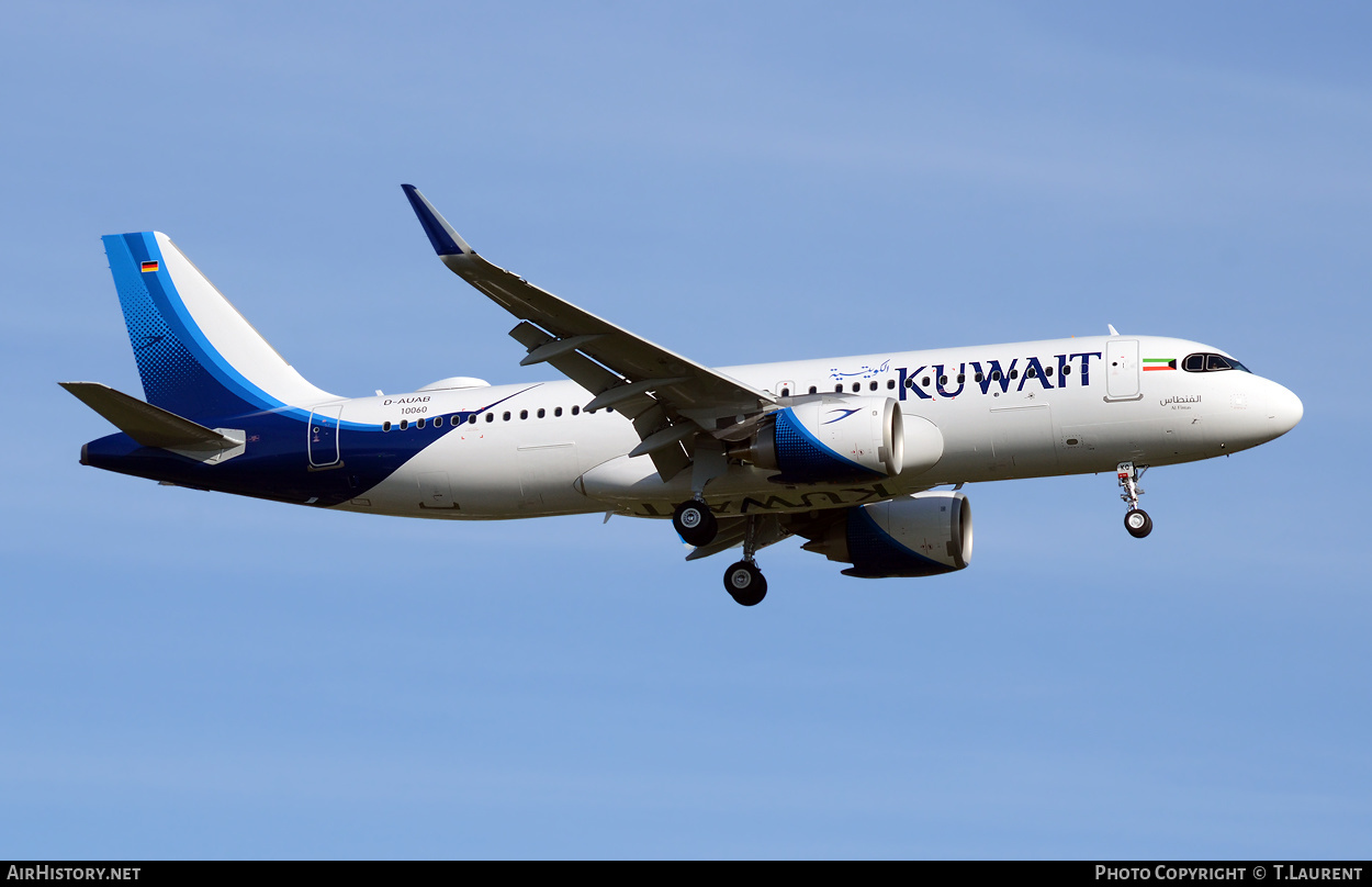 Aircraft Photo of D-AUAB | Airbus A320-251N | Kuwait Airways | AirHistory.net #311363