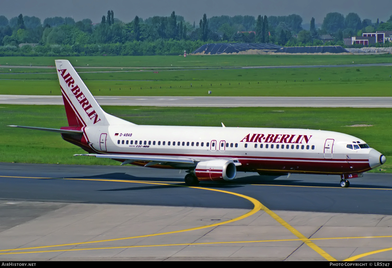 Aircraft Photo of D-ABAB | Boeing 737-4K5 | Air Berlin | AirHistory.net #311388