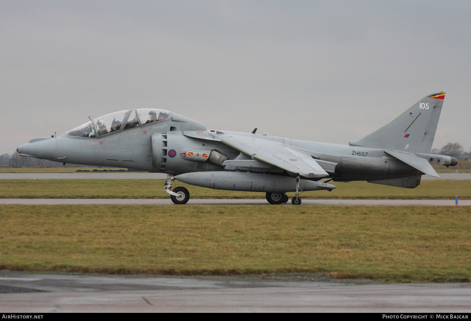 Aircraft Photo of ZH657 | British Aerospace Harrier T12 | UK - Air Force | AirHistory.net #311407