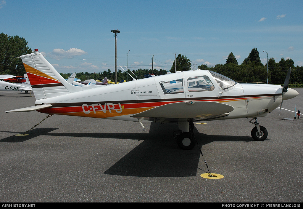 Aircraft Photo of C-FVPJ | Piper PA-28-180 Cherokee C | AirHistory.net #311408