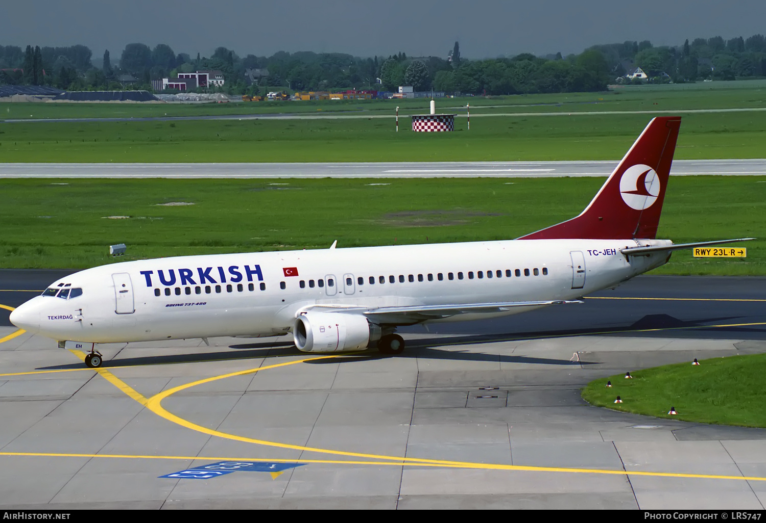 Aircraft Photo of TC-JEH | Boeing 737-4Q8 | Turkish Airlines | AirHistory.net #311411