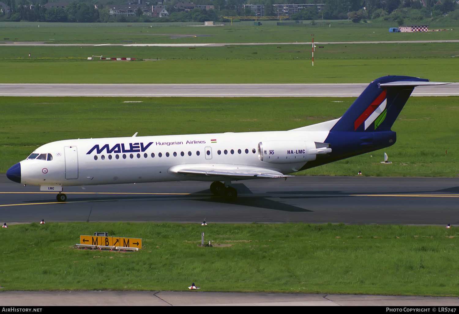Aircraft Photo of HA-LMC | Fokker 70 (F28-0070) | Malév - Hungarian Airlines | AirHistory.net #311413