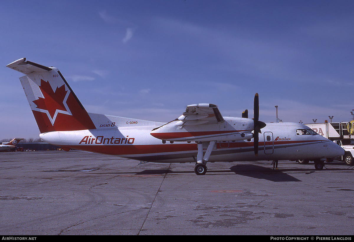 Aircraft Photo of C-GOND | De Havilland Canada DHC-8-102 Dash 8 | Air Ontario | AirHistory.net #311418