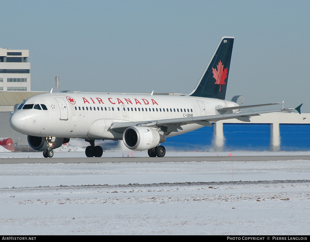 Aircraft Photo of C-GBHR | Airbus A319-114 | Air Canada | AirHistory.net #311446