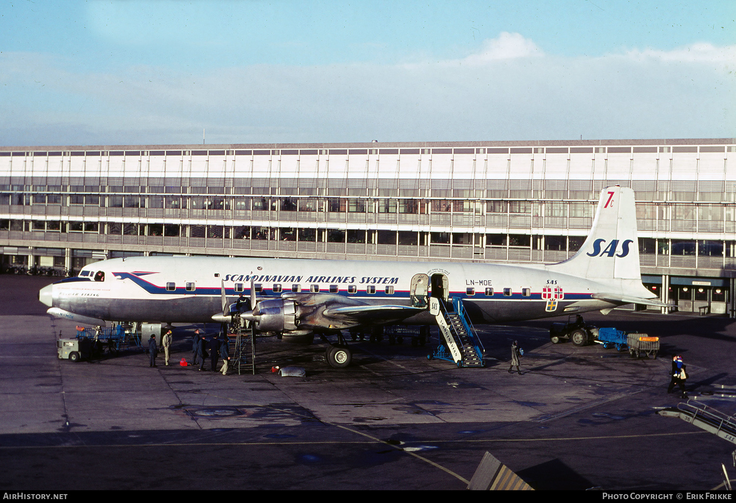 Aircraft Photo of LN-MOE | Douglas DC-7C | Scandinavian Airlines System - SAS | AirHistory.net #311470
