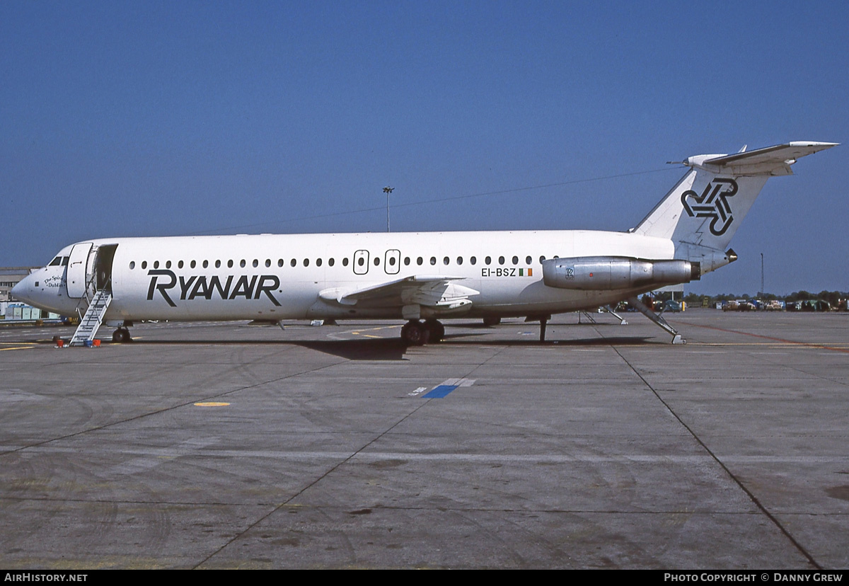 Aircraft Photo of EI-BSZ | British Aerospace BAC-111-525FT One-Eleven | Ryanair | AirHistory.net #311485