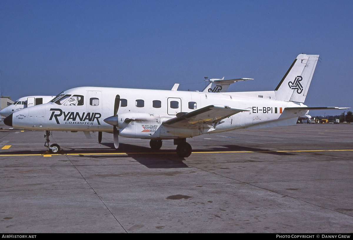 Aircraft Photo of EI-BPI | Embraer EMB-110P1 Bandeirante | Ryanair Commuter | AirHistory.net #311490