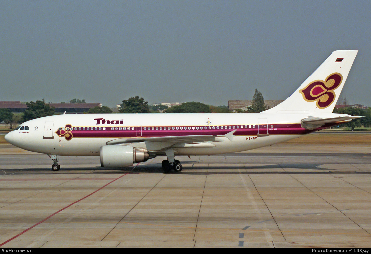 Aircraft Photo of HS-TIC | Airbus A310-204 | Thai Airways International | AirHistory.net #311491