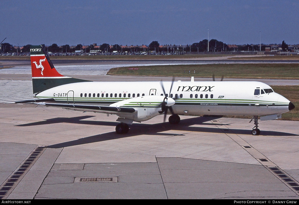 Aircraft Photo of G-OATP | British Aerospace ATP | Manx Airlines | AirHistory.net #311499