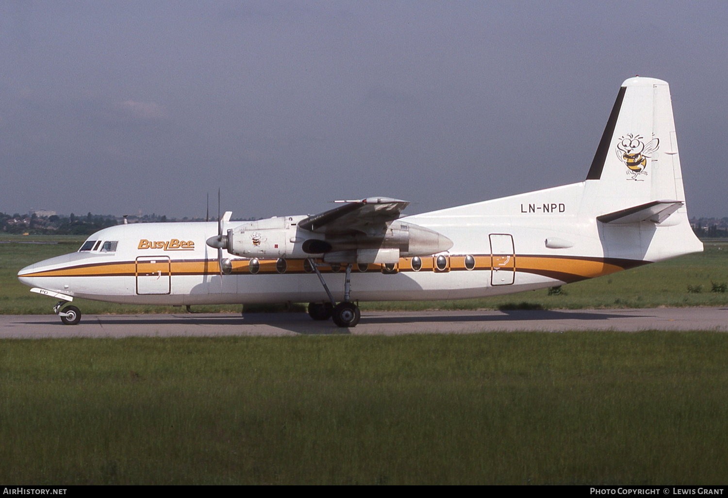 Aircraft Photo of LN-NPD | Fokker F27-100 Friendship | Busy Bee of Norway | AirHistory.net #311500