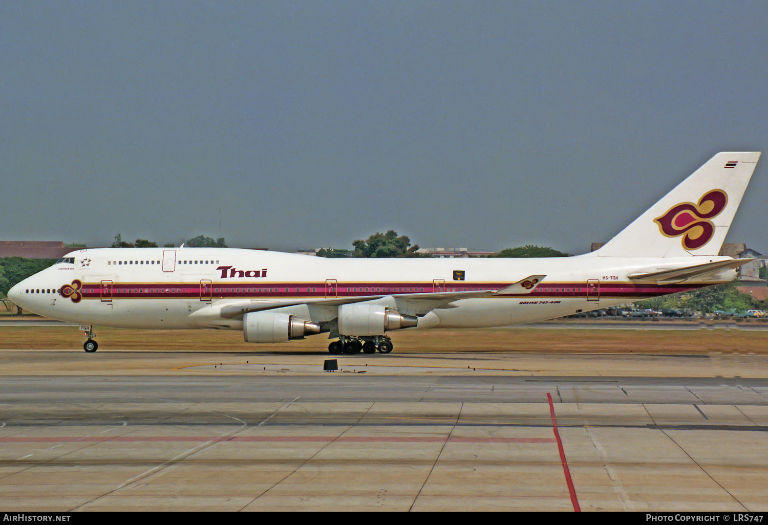 Aircraft Photo of HS-TGH | Boeing 747-4D7 | Thai Airways International | AirHistory.net #311501