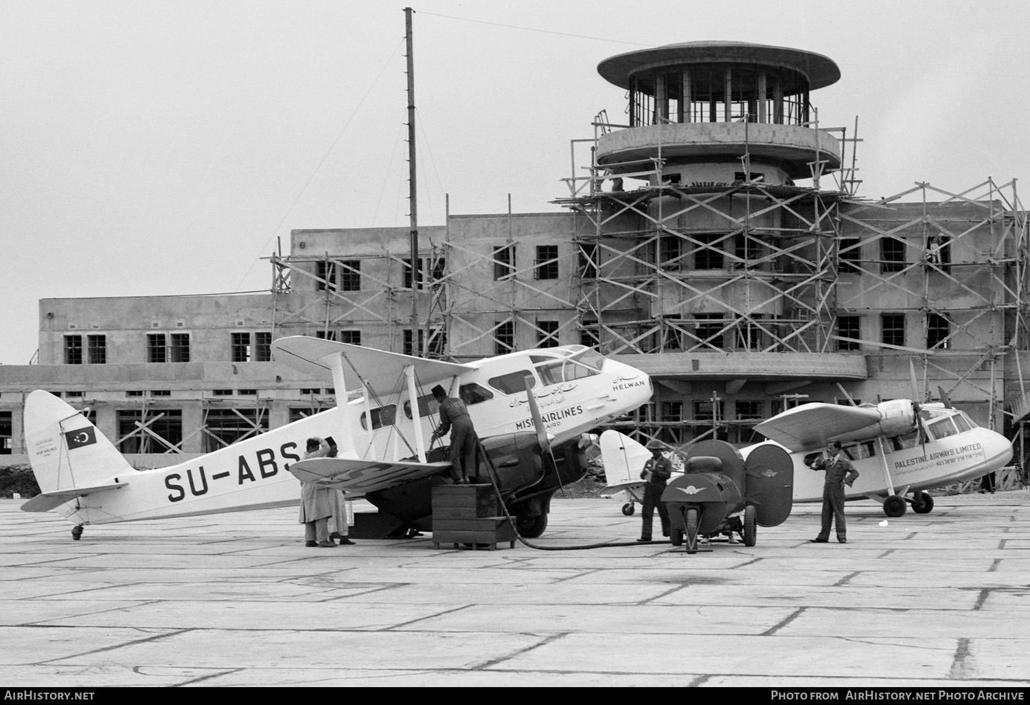Aircraft Photo of SU-ABS | De Havilland D.H. 89 Dragon Rapide | Misr Airlines | AirHistory.net #311503