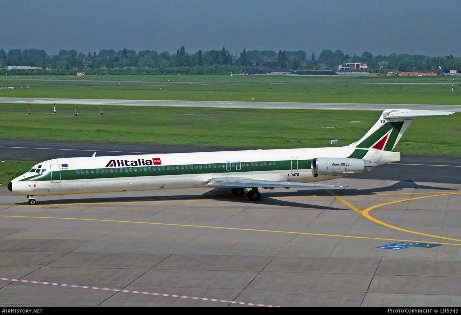 Aircraft Photo of I-DATO | McDonnell Douglas MD-82 (DC-9-82) | Alitalia | AirHistory.net #311505