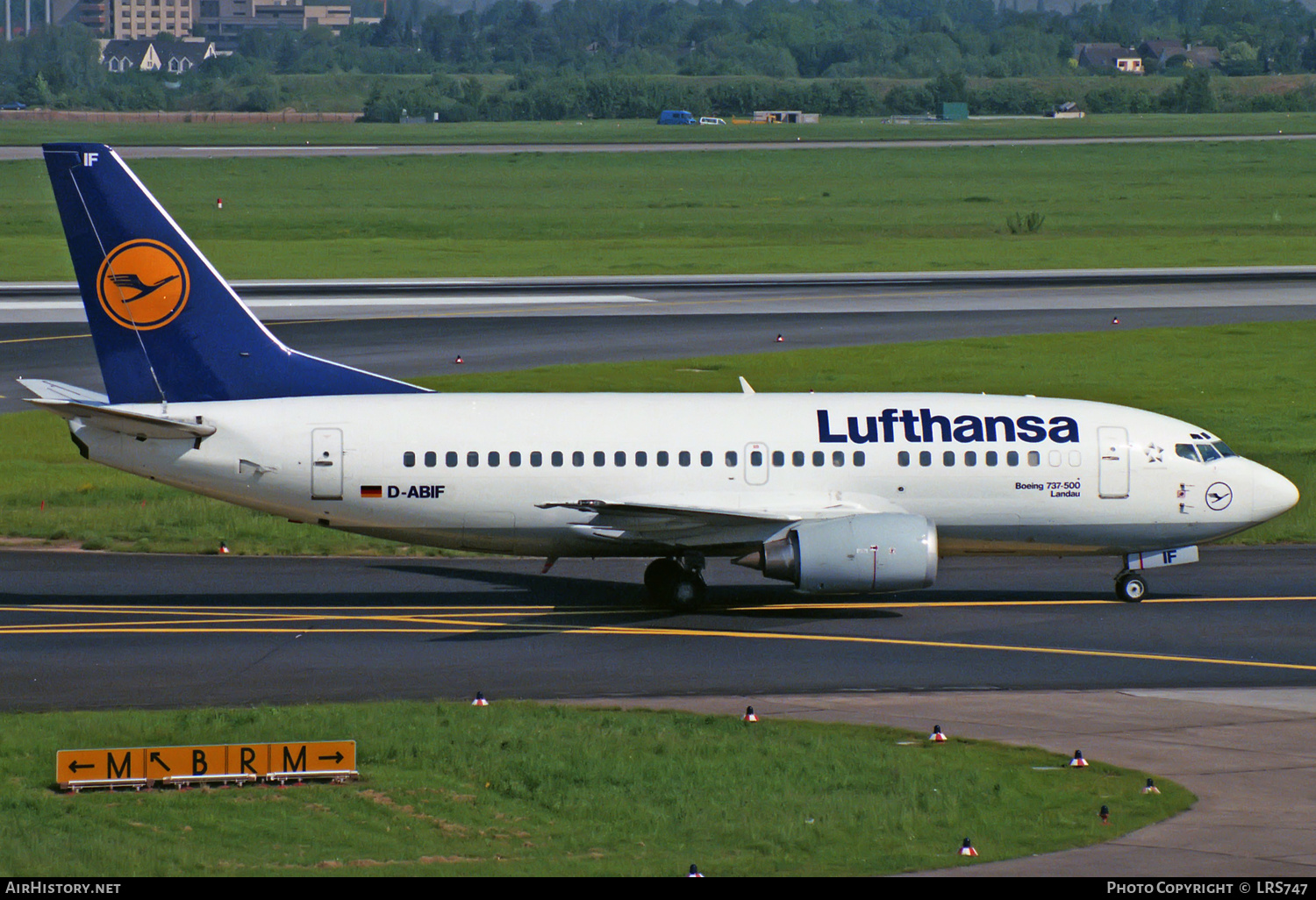 Aircraft Photo of D-ABIF | Boeing 737-530 | Lufthansa | AirHistory.net #311517