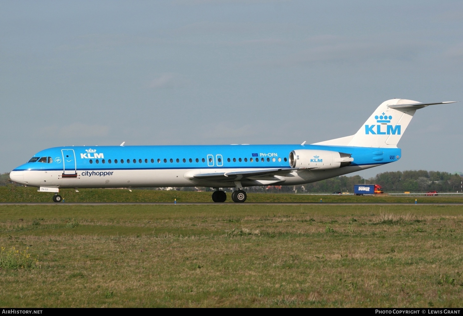 Aircraft Photo of PH-OFN | Fokker 100 (F28-0100) | KLM Cityhopper | AirHistory.net #311521