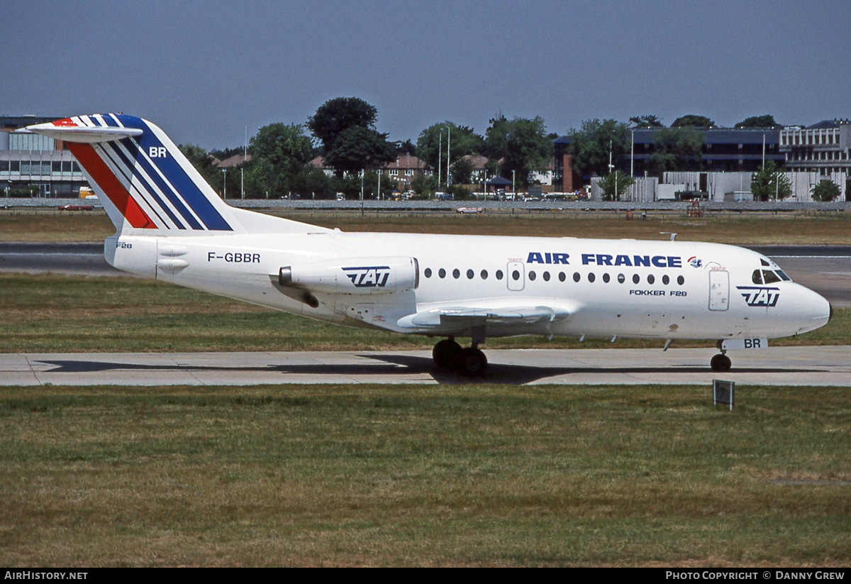 Aircraft Photo of F-GBBR | Fokker F28-1000 Fellowship | Air France | AirHistory.net #311528