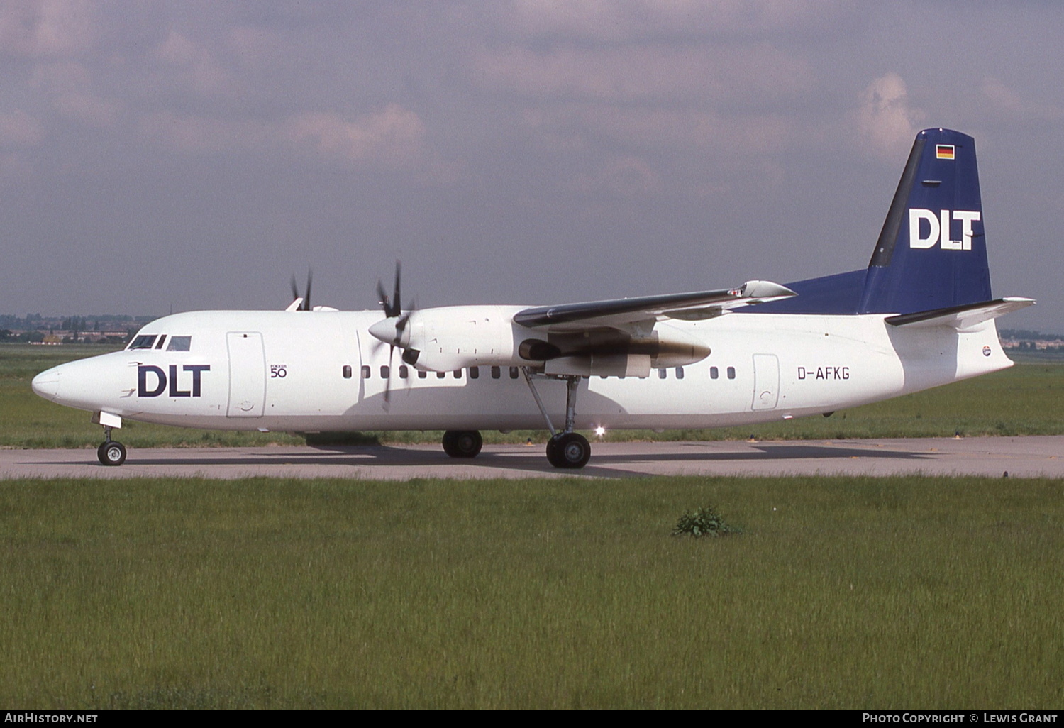 Aircraft Photo of D-AFKG | Fokker 50 | DLT - Deutsche Luftverkehrsgesellschaft | AirHistory.net #311541