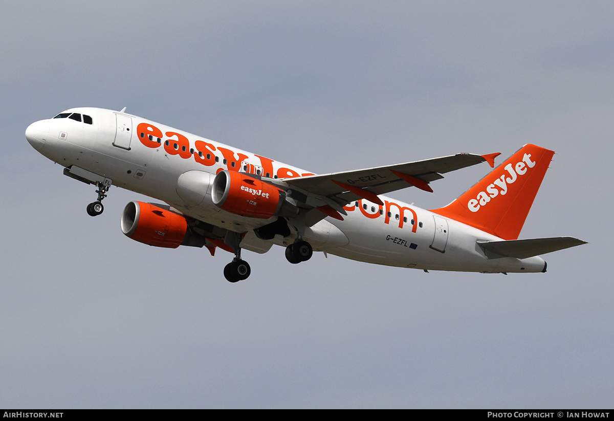 Aircraft Photo of G-EZFL | Airbus A319-111 | EasyJet | AirHistory.net #311543