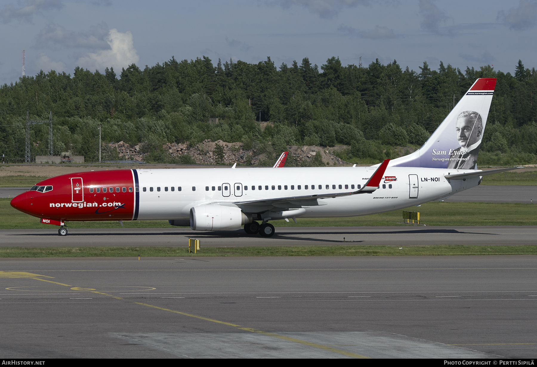 Aircraft Photo of LN-NOI | Boeing 737-86N | Norwegian | AirHistory.net #311576