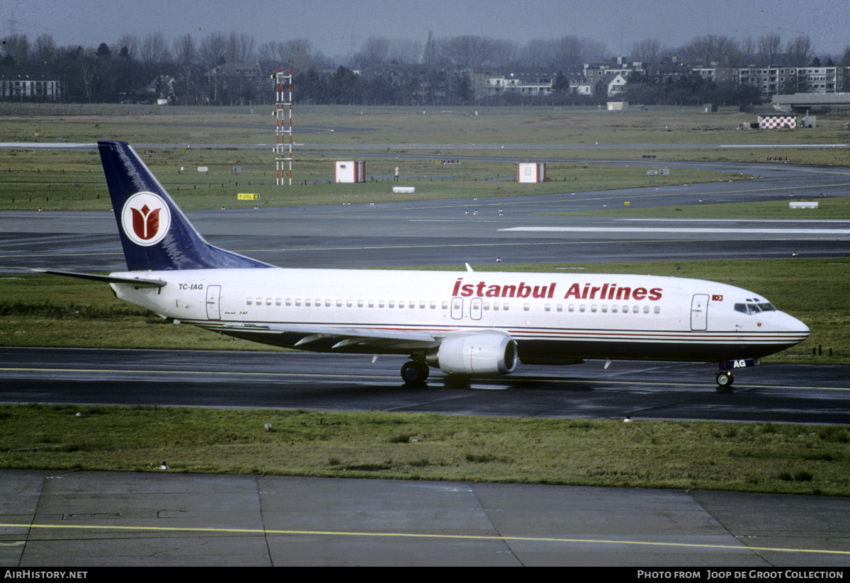Aircraft Photo of TC-IAG | Boeing 737-43Q | Istanbul Airlines | AirHistory.net #311578